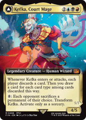 Kefka, Court Mage // Kefka, Ruler of Ruin - Extended Art - Foil